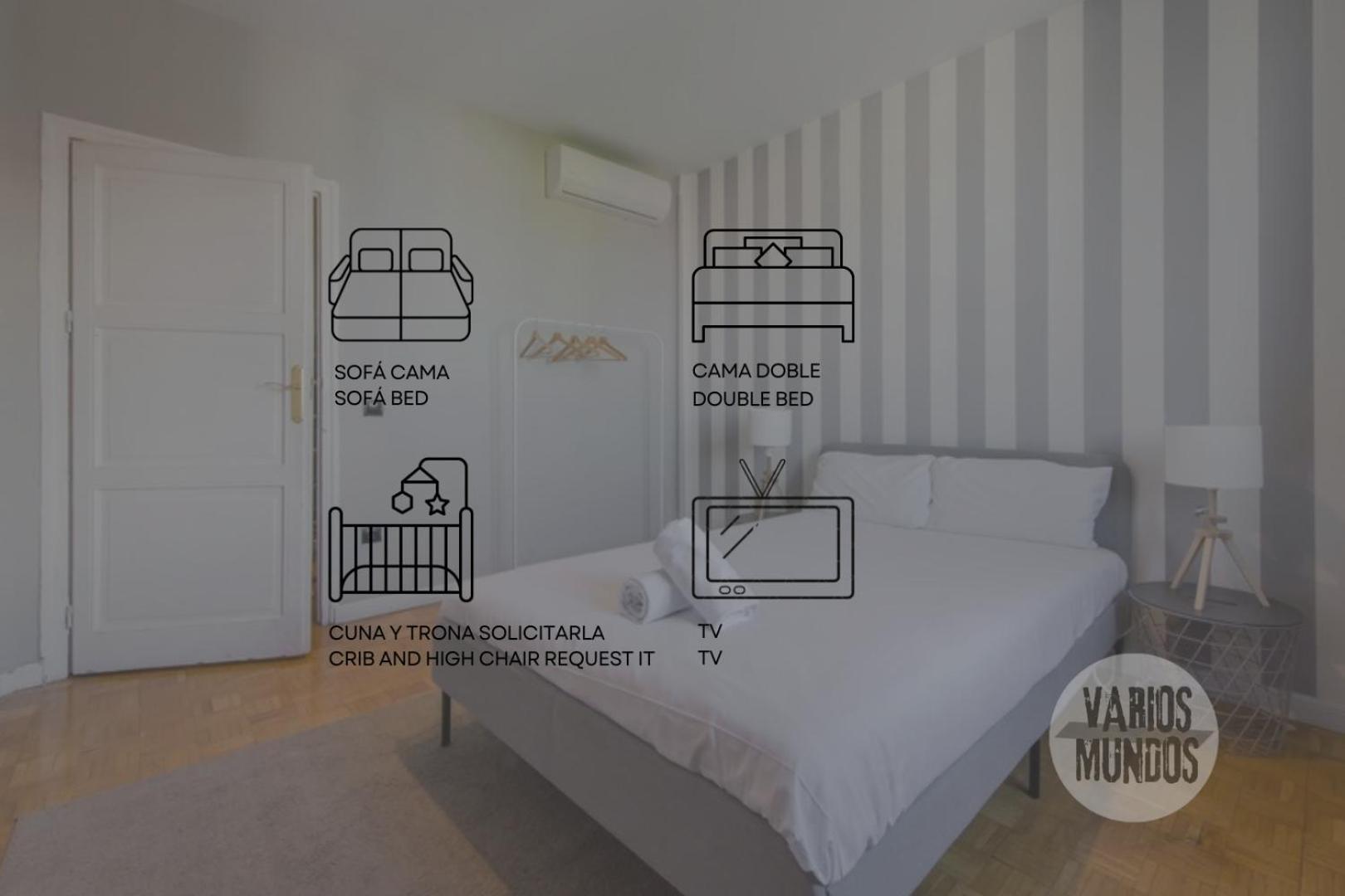 Apartamento De 4Hab En La Latina Con Vistas A Madrid Centro Экстерьер фото